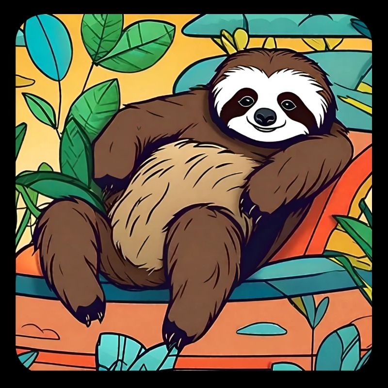 Relaxed sloth
