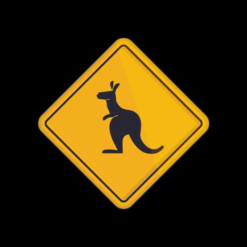 Australien Känguru down under