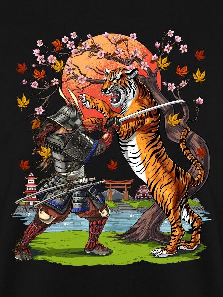 Japanischer Samurai Tiger