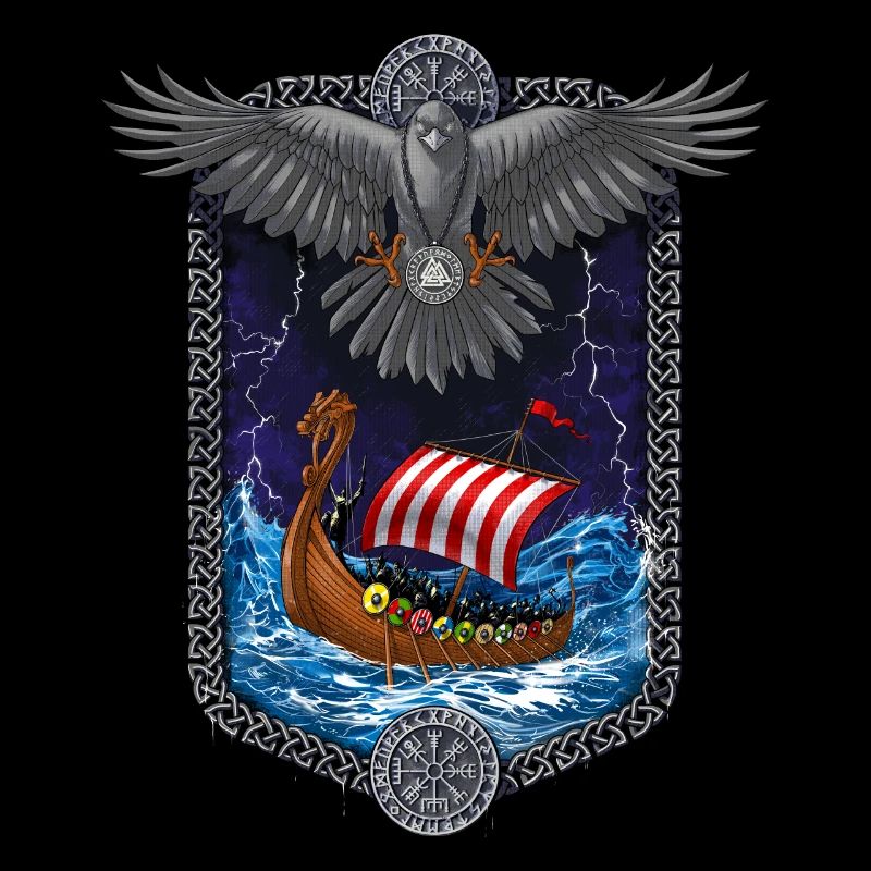 Norse Mythology Viking Ship