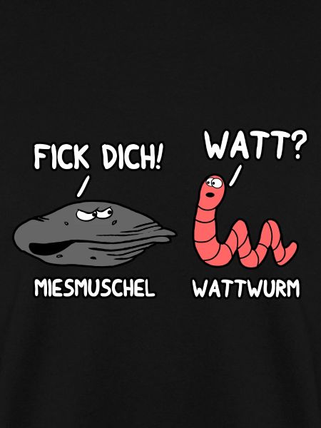 Miesmuschel Wattwurm