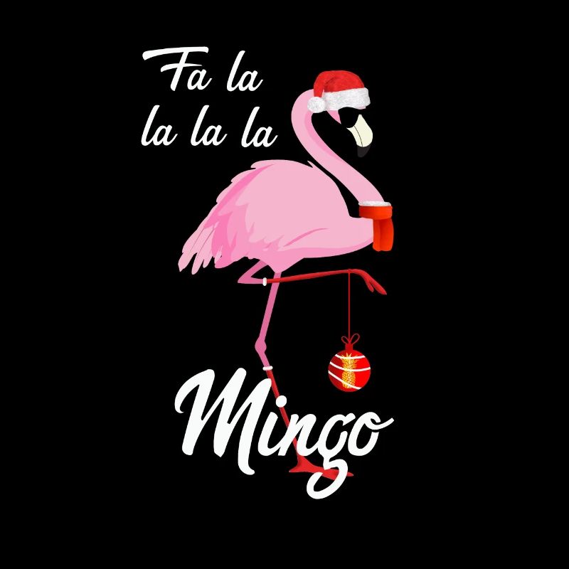 Weihnachts Flamingo Christmas cool Geschenk