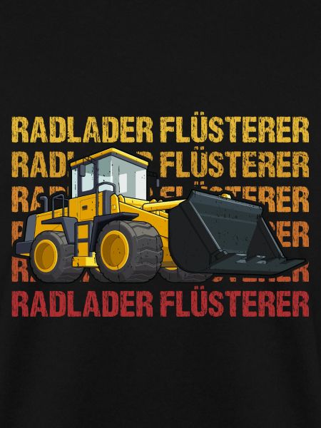 Radlader Flüsterer Retro Radladerfahrer