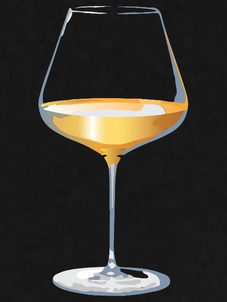 Glas Weißwein