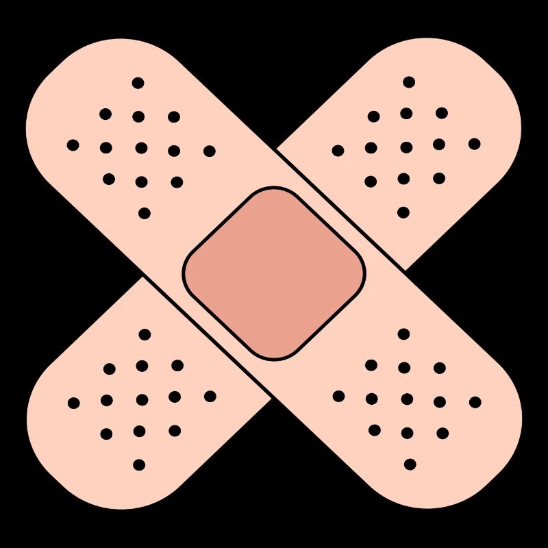 Symbole de blessure par bandage