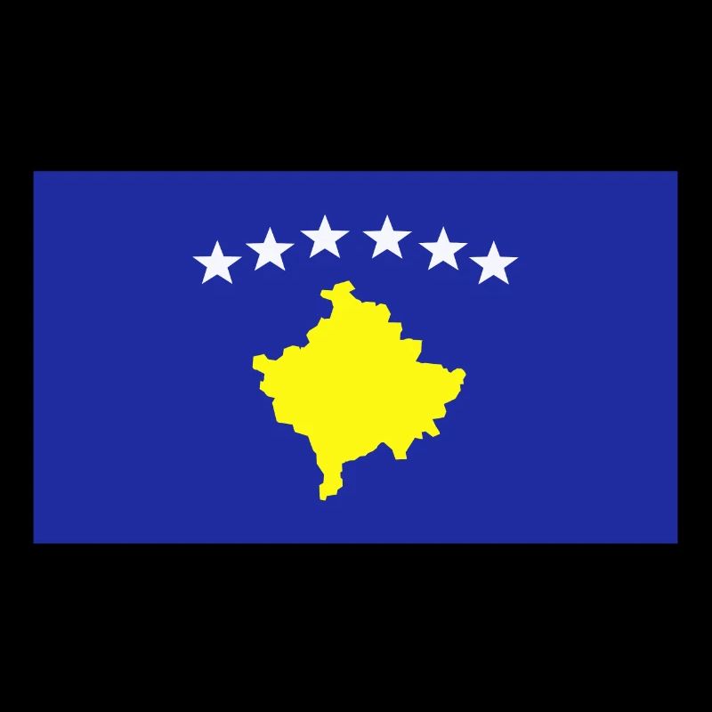 Kosovo Flagge