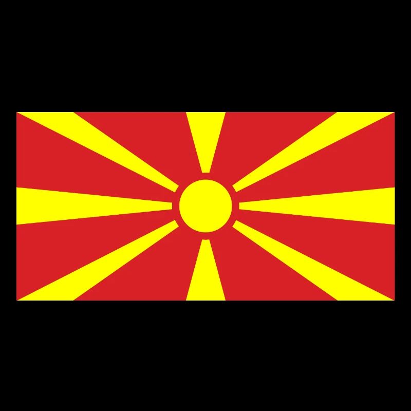 Drapeau de la Macédoine