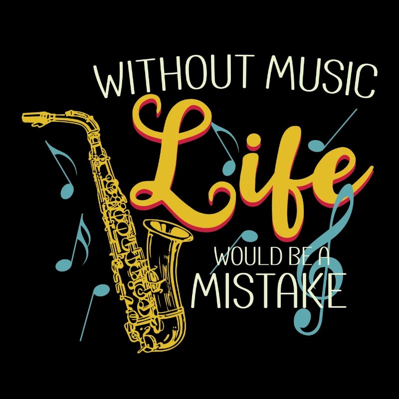 Saxophone enjoué avec citation