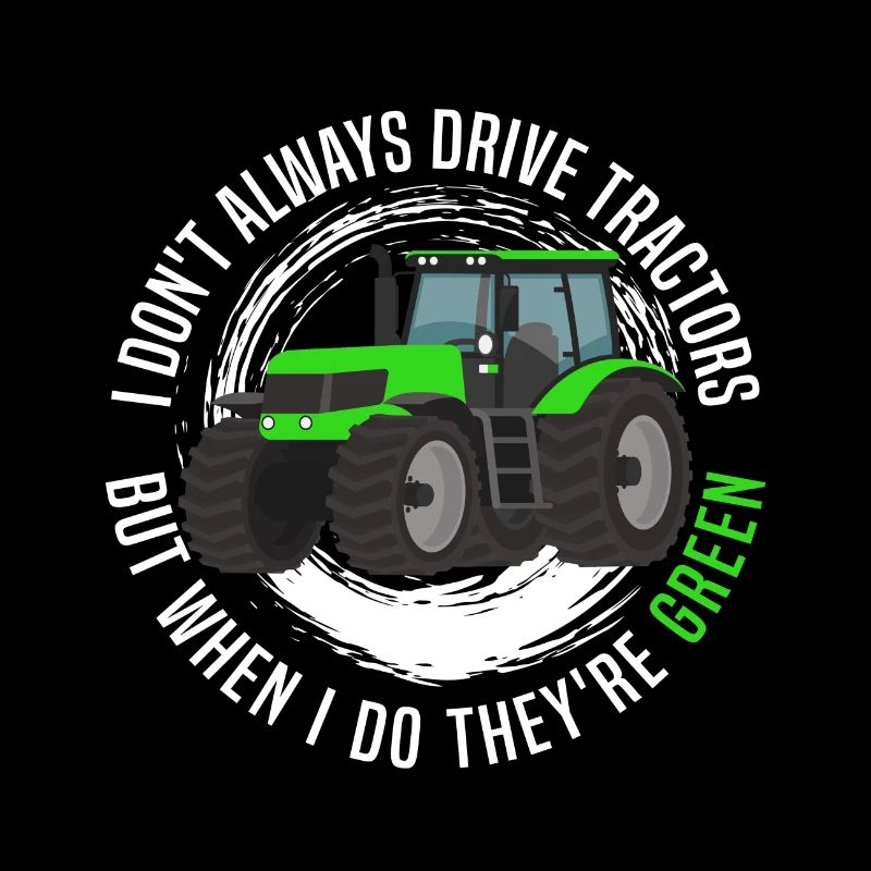 Tracteur vert
