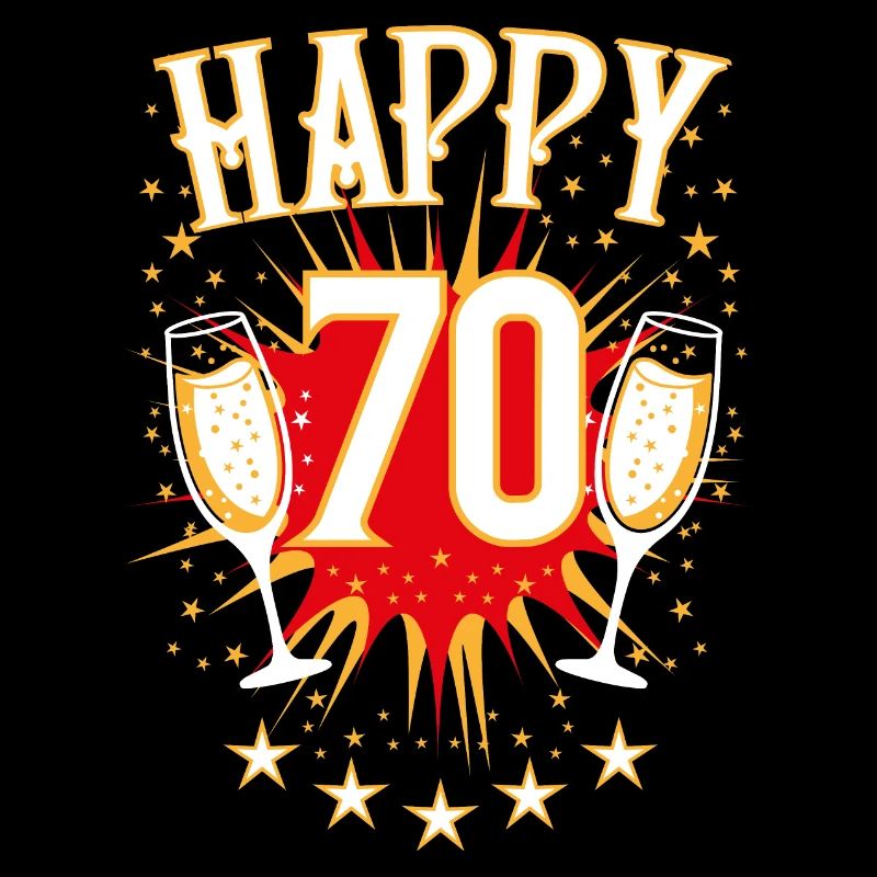 07 Happy 70 Gläser Sterne