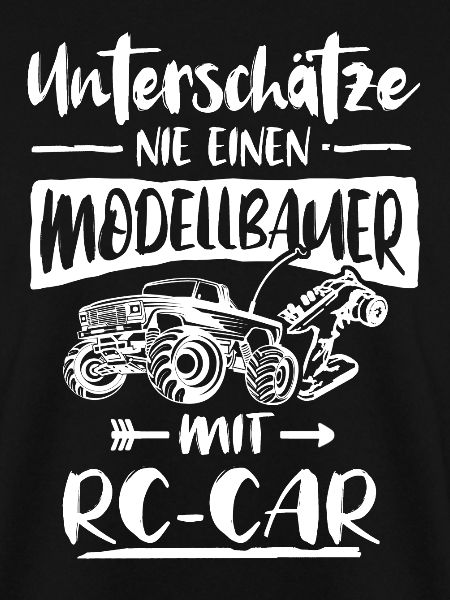 Modellbauer RC Unterschaetze Mann