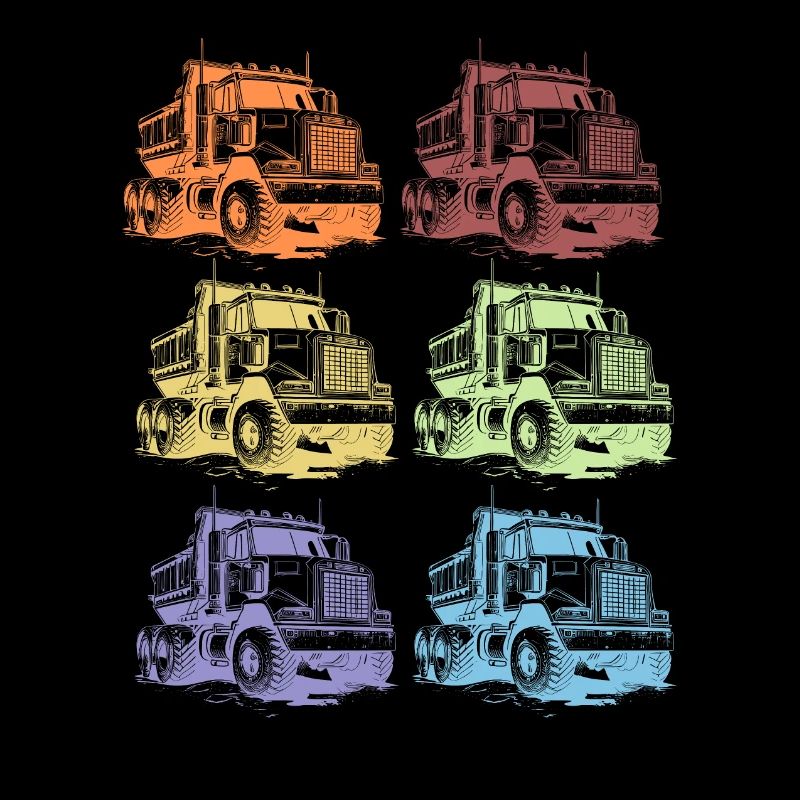 Retro LKW Fahrer Geschenk