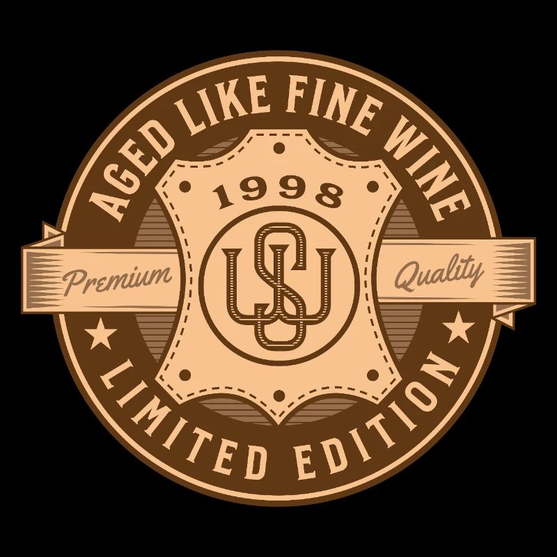 Aged Like Fine Wine 1998 Geburtstag Geschenkidee
