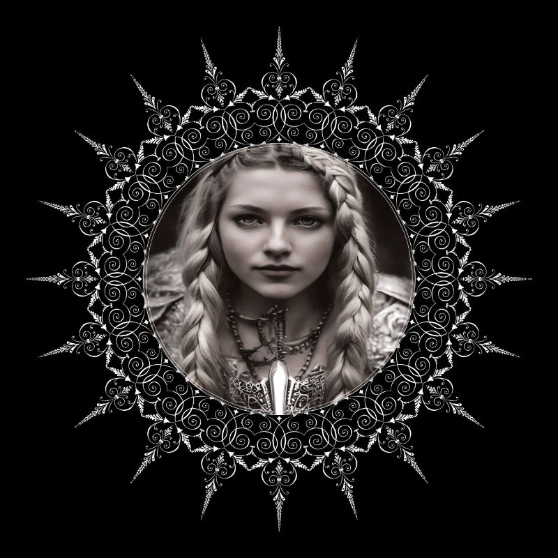 Shield Maiden Viking Warrior Middle Ages Freya