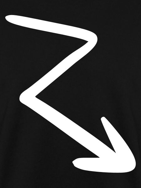 Arrow drawing sketch white