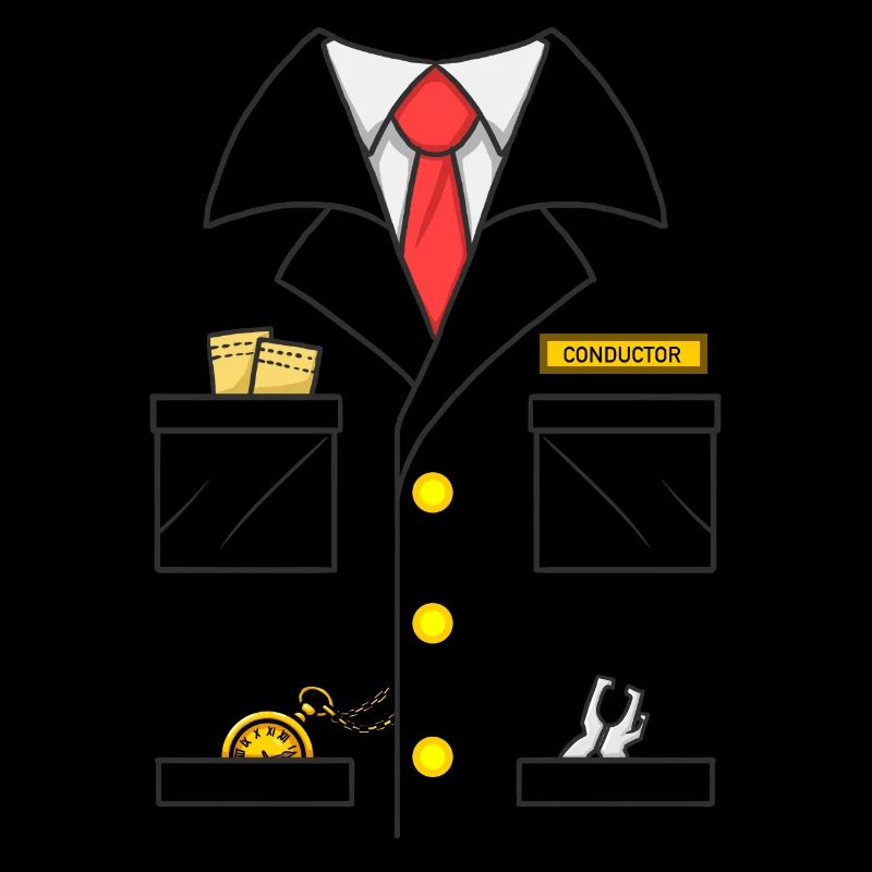 Zugleiter Kost�m Halloween Train Dirigent