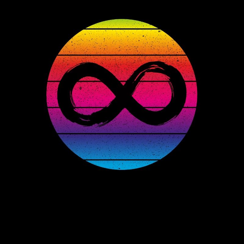 Neurodiversity Infinity Sunset Autismusbewusstsein