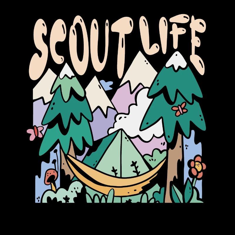 Scout Life Scouting Troop Supporter Camping Scout