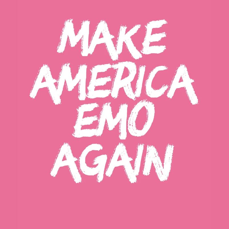 Mach Amerika Emo wieder Grunge Goth Emo