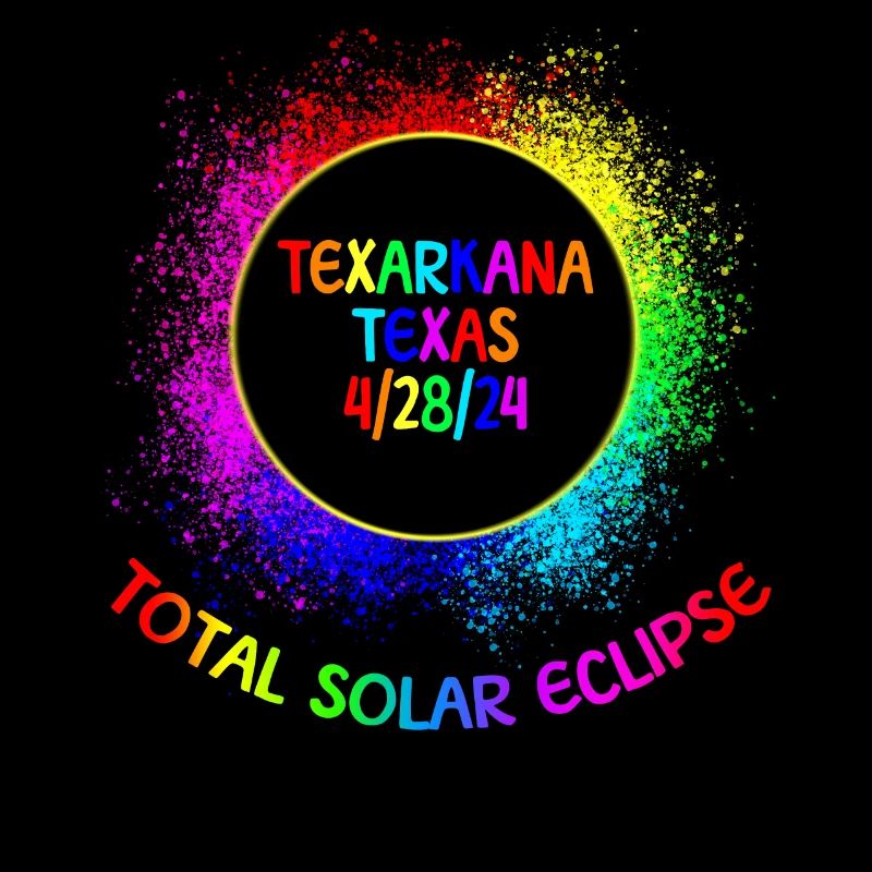 Total Solar Eclipse Texarkana Texas 4/28/24 Kinder