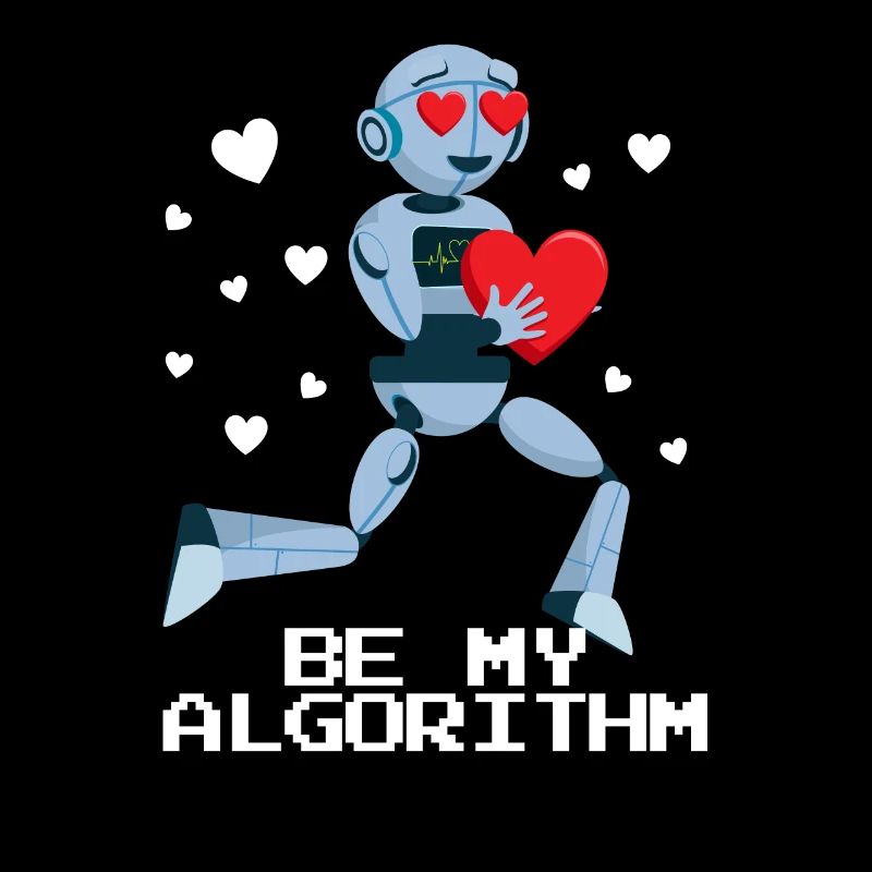 Sei mein Algorithmus -Roboter -Valentinstag -Ingen