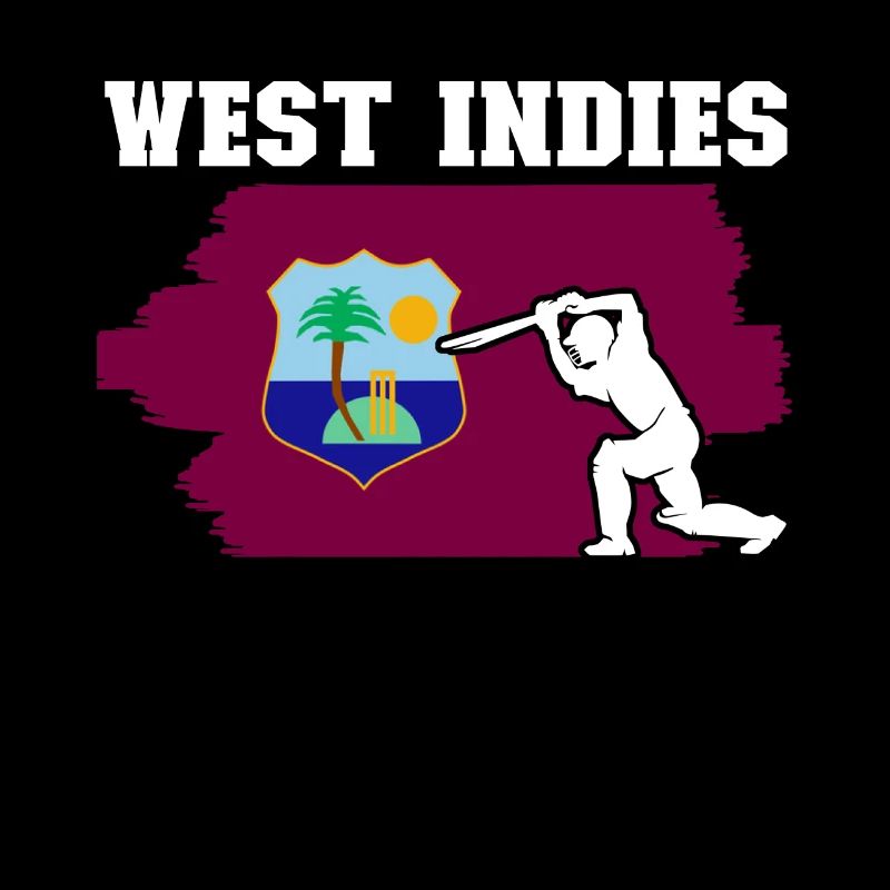 Westindische Flaggen-Cricket-Fans Westindisches Cr