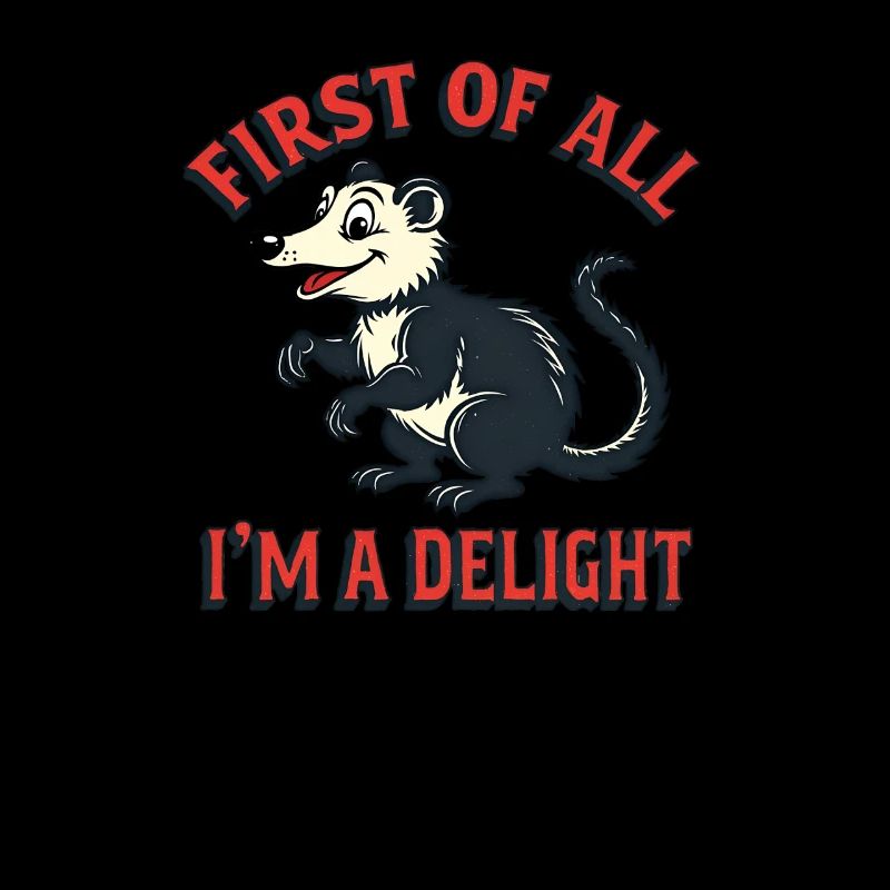 Zuallererst bin ich ein Delight-Opossum, ich bin e