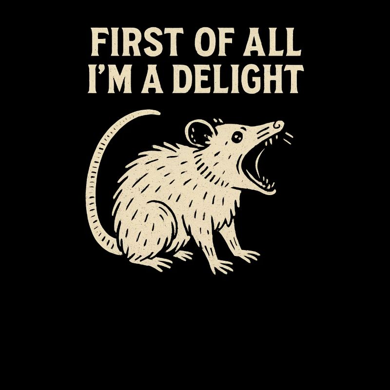 Zuallererst bin ich ein Delight-Opossum, ich bin e