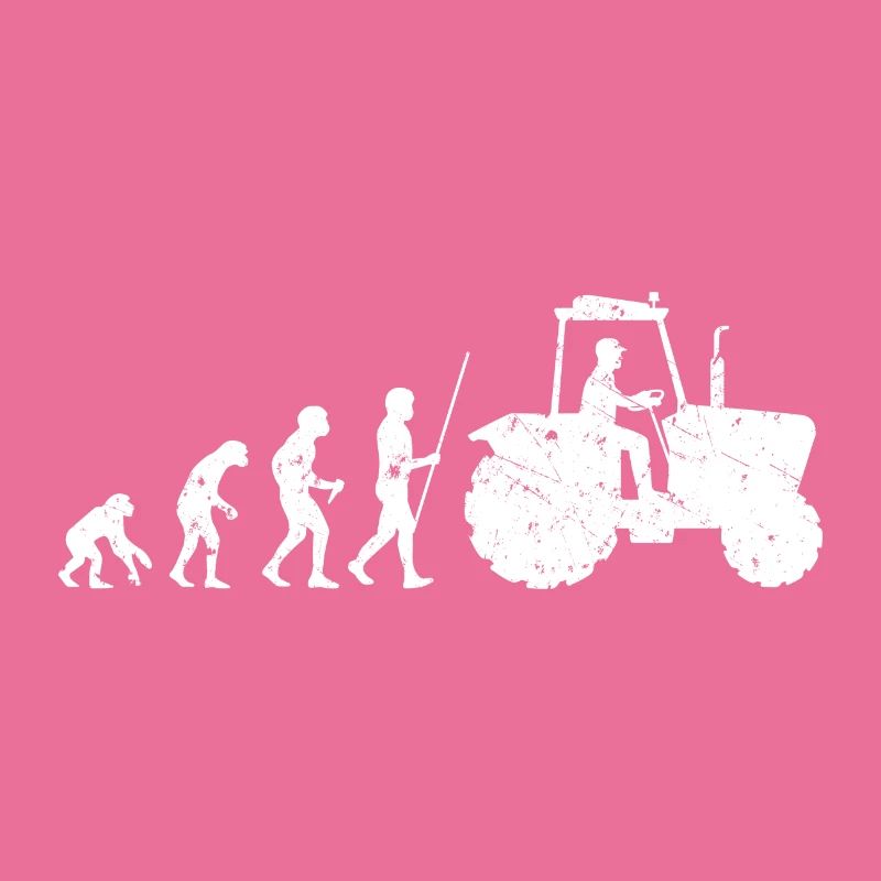 Traktor Evolution Bauer Landwirt Farmer Geschenk