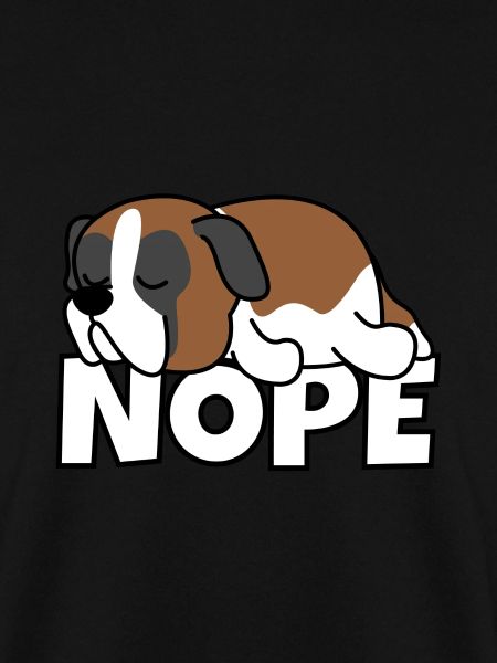 Nope Saint Bernard dog