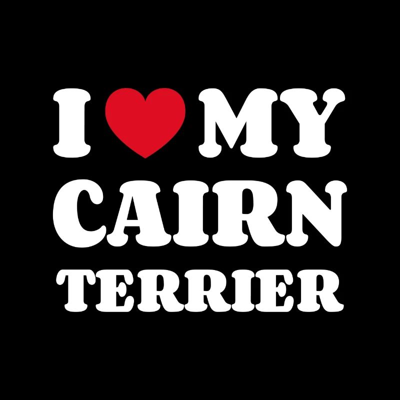 J'aime le propriétaire d'un chien cadeau Cairn Terrier