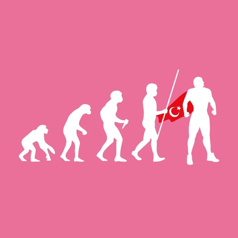 Turc Evolution Super-héros Drapeau turc Cape