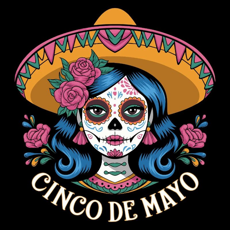 Cinco de Mayo Sugar Skull Mexican Fiesta