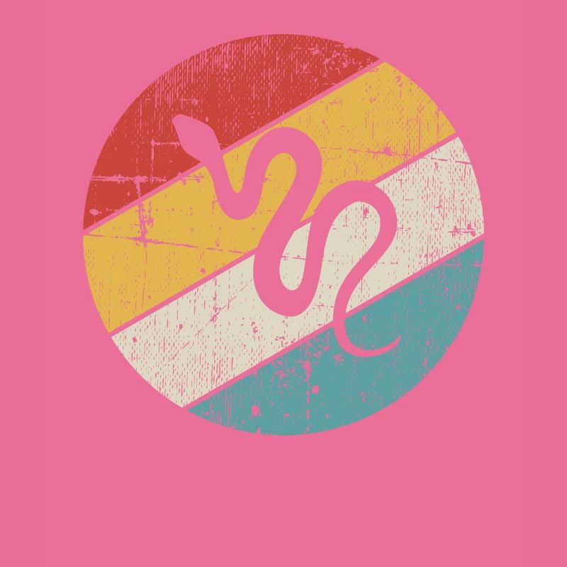 Snake Retro Reptile Python Idée cadeau