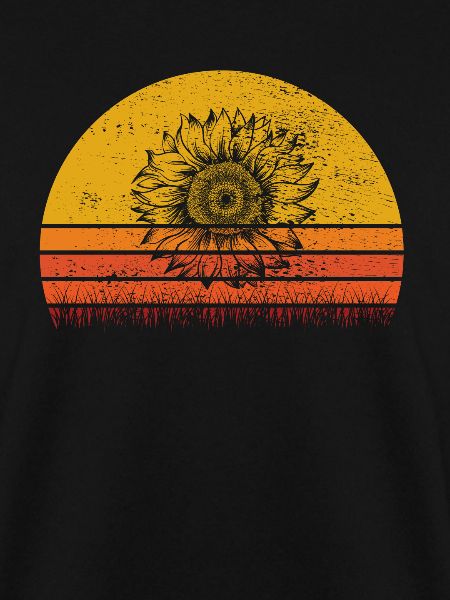Sonnenblume Retro Geschenk