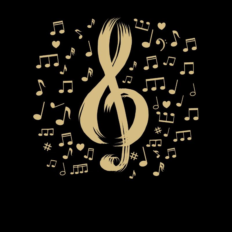 Clef Music Notes Clé de sol Clef