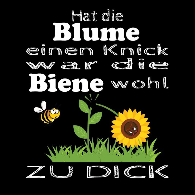 Blume Knick Biene Dick