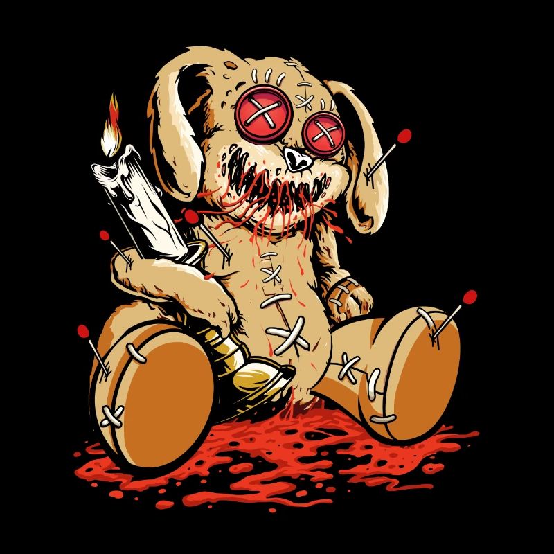Cute Voodoo Teddy Bear Dolls Creepy