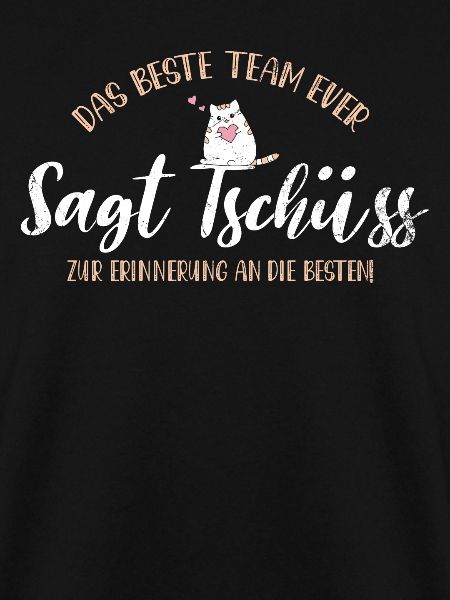 Tschüss vom Team, Abschied