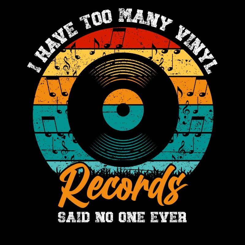 Retro Vinyl Sammlung Schallplatte Plattenspieler