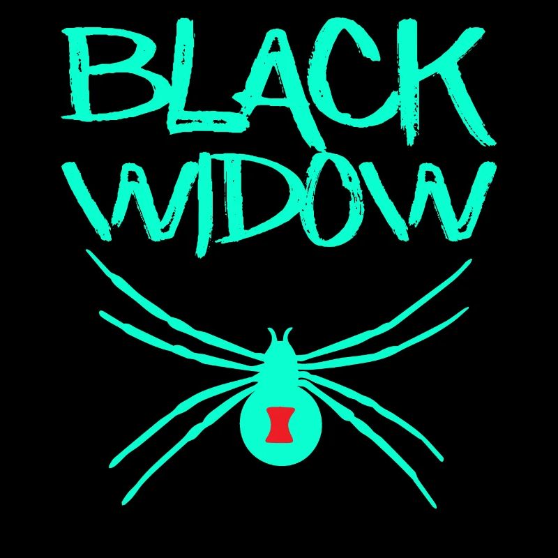 Black Widow Schwarze Witwe Spinne