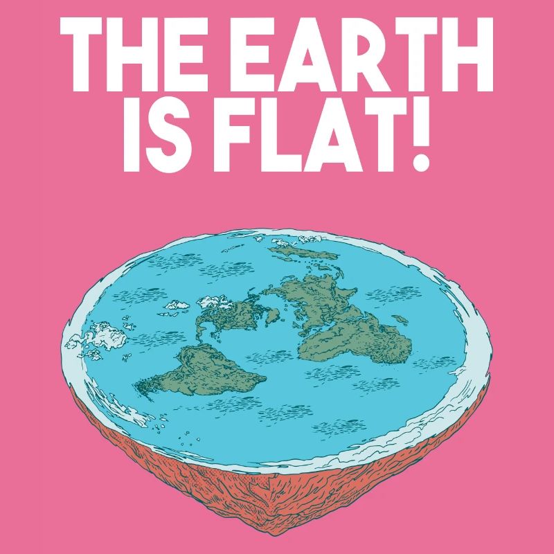 Flatearth Klimawandel Nerd Impfgegner Geschenk