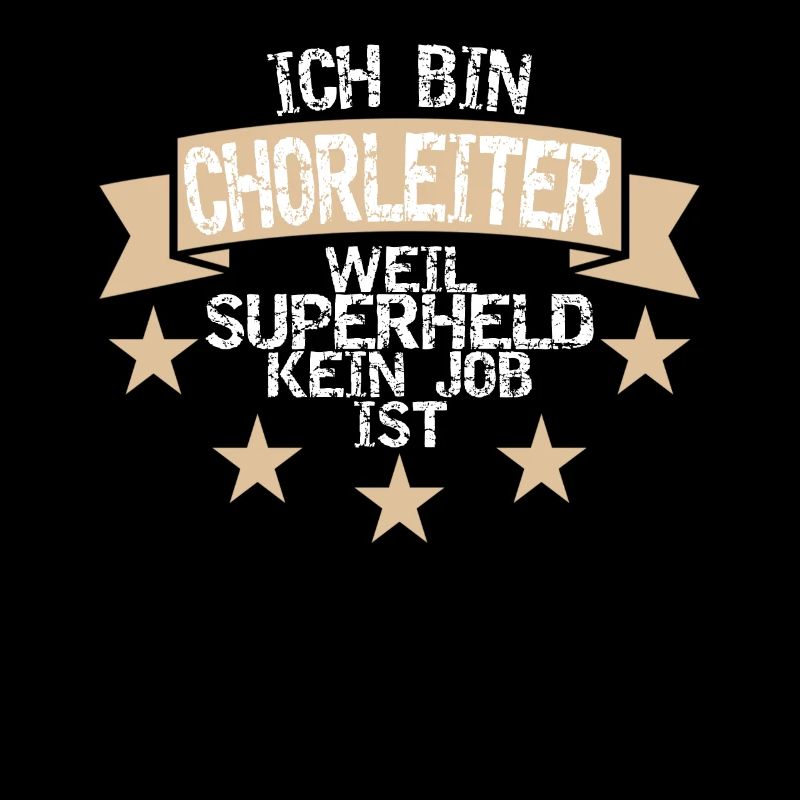 Chorleiter Superheld Spruch Design Dirigieren Chor