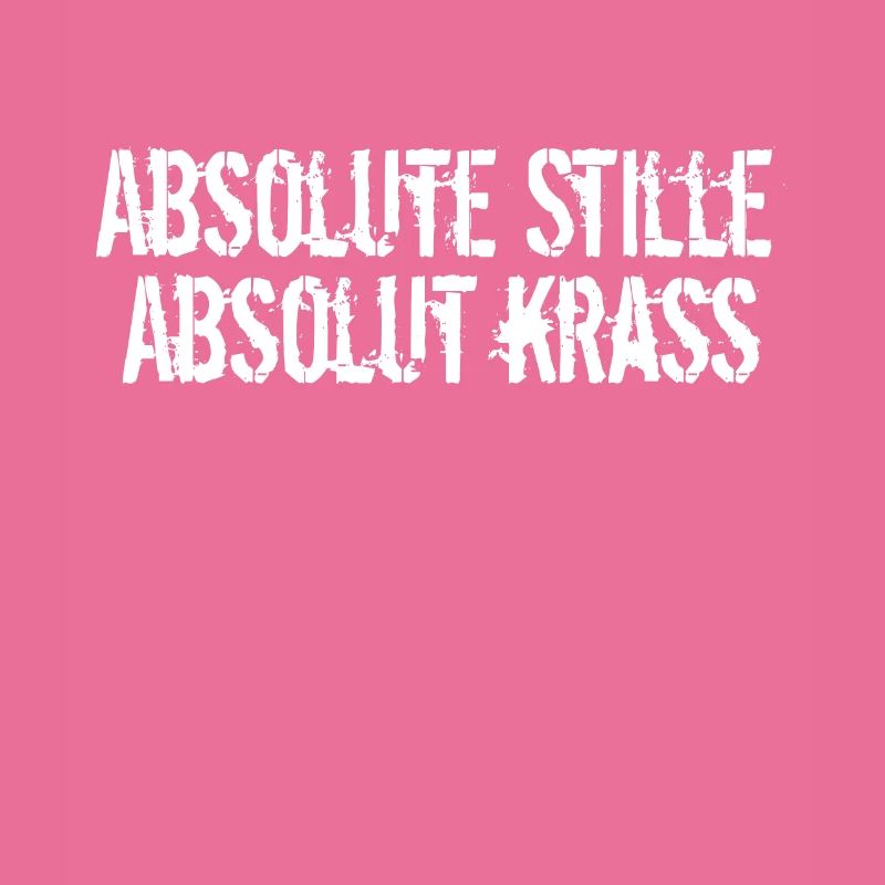 absolute Stille absolut Krass Geschenk