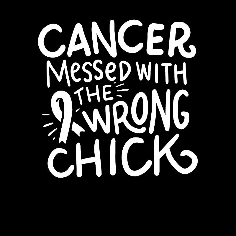 Lung Cancer Survivor Chemo Motivation White Ribbon