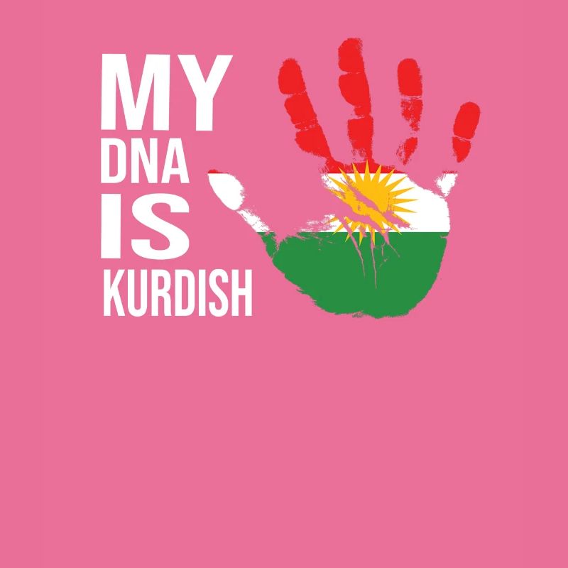 Drapeau du Kurdistan, mon ADN est kurde, kurde cool