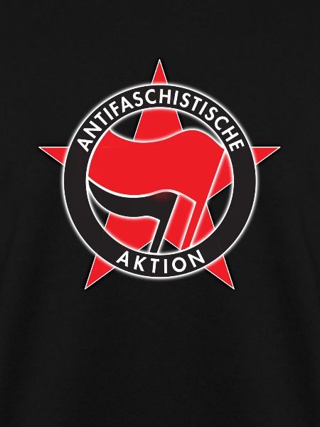 Roter Stern AntiFa Logo