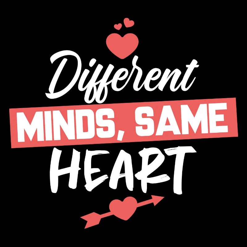 Neurodiverses Ehepaar Valentinstag