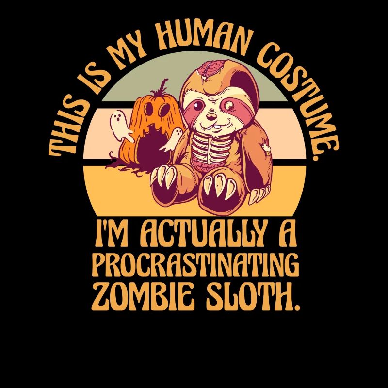 C’est mon costume humain de zombie procrastinant