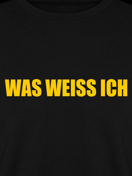 Was weiss ich